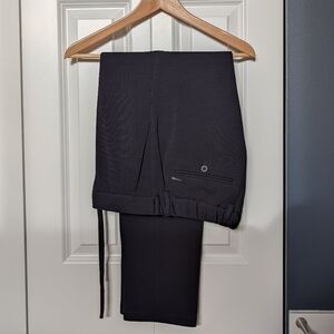 Massimo Dutti Wool Merino Pants Sz 30 Color Navy